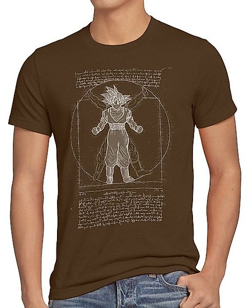 style3 T-Shirt Vitruvianischer Son-Goku da vinci super dragonball z gt song günstig online kaufen
