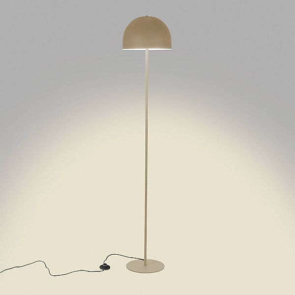 Forlight Stehlampe Fres, beige, Stahl, Höhe 160 cm günstig online kaufen