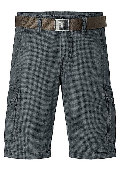 TIMEZONE Cargoshorts Feine Cargo Chino Shorts mit elegantem Muster und Gürt günstig online kaufen