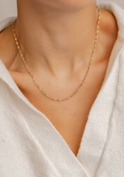 Hey Happiness Edelstahlkette in Singapur Optik, günstig online kaufen
