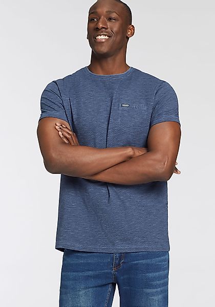 Bruno Banani T-Shirt Mit Doppelkragen und günstig online kaufen