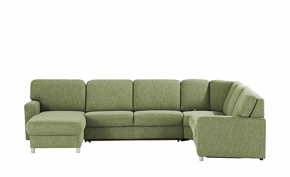 smart Wohnlandschaft  Valencia ¦ grün ¦ Maße (cm): B: 341 H: 90 T: 240.0 Po günstig online kaufen