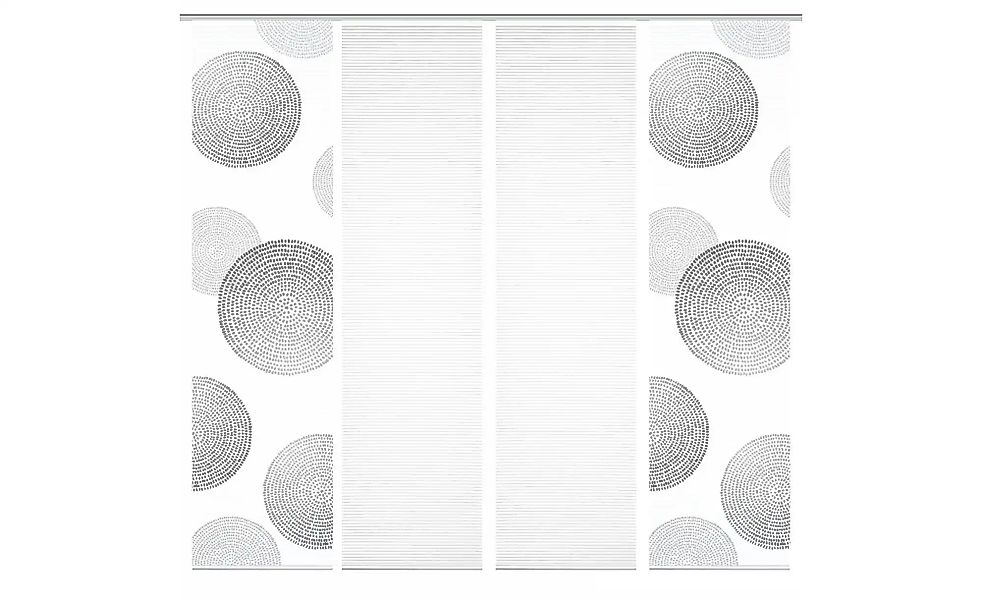 HOME in green Schiebegardine »GINNY« Paneelwagen 4 Stk. tlg. SET DIGITALDRU günstig online kaufen