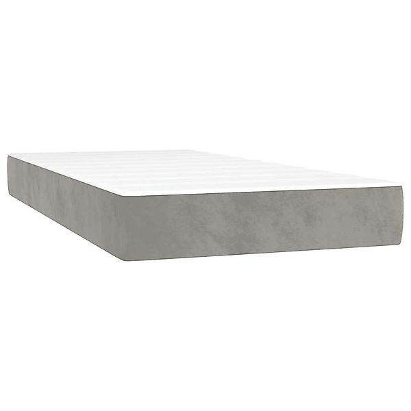 Boxspringmatratze Taschenfederkernmatratze für Kinder Hellgrau 80x160 günstig online kaufen