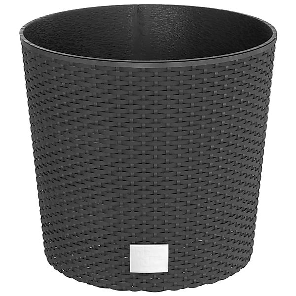 vidaXL Pflanzkübel mit Herausnehmbaren Einsatz Anthrazit 15/15,3 L PP 36468 günstig online kaufen