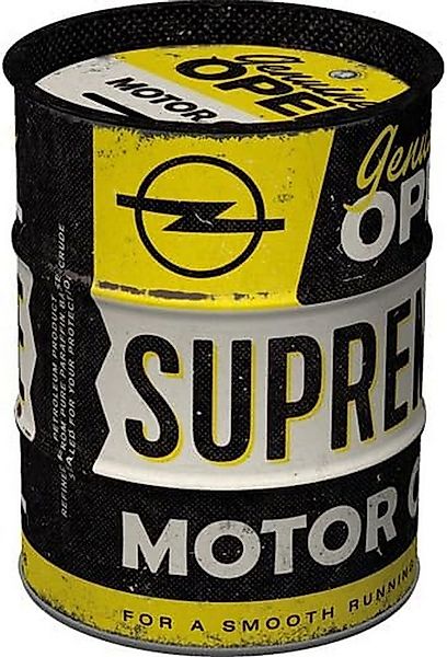 Nostalgic-Art Spardose Spardose Ölfass - Opel - Supreme Motor Oil günstig online kaufen