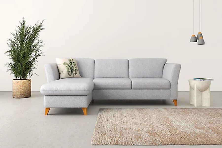 Home affaire Ecksofa "Trelleborg L-Form" Federkern-Polsterung, wahlweise mi günstig online kaufen