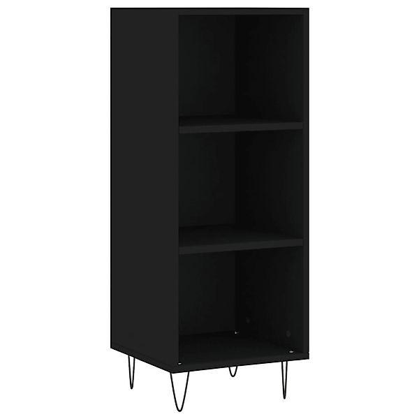 vidaXL Sideboard Schwarz 34,5x32,5x90 cm Holzwerkstoff 828725 günstig online kaufen