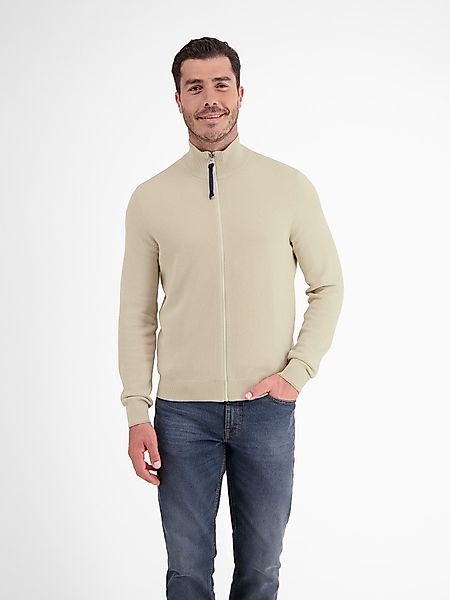 LERROS Strickjacke "LERROS Leichte Strickjacke mit schmaler Rippstruktur" günstig online kaufen