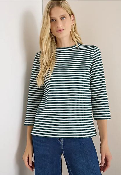 CECIL Gestreiftes Strukturshirt günstig online kaufen