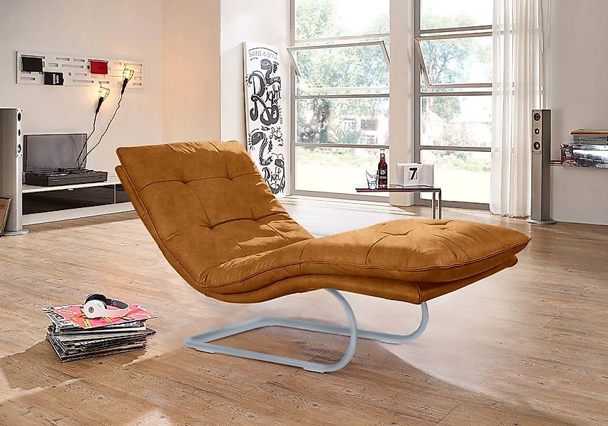 W.SCHILLIG Relaxliege "daily dreams", in Waffelkissen-Optik, wahlweise mit günstig online kaufen