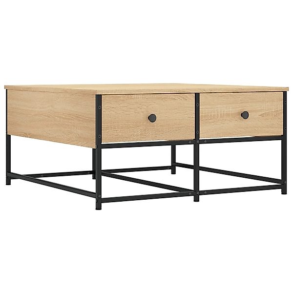 vidaXL Couchtisch Couchtisch Sonoma-Eiche 80x80x40 cm günstig online kaufen