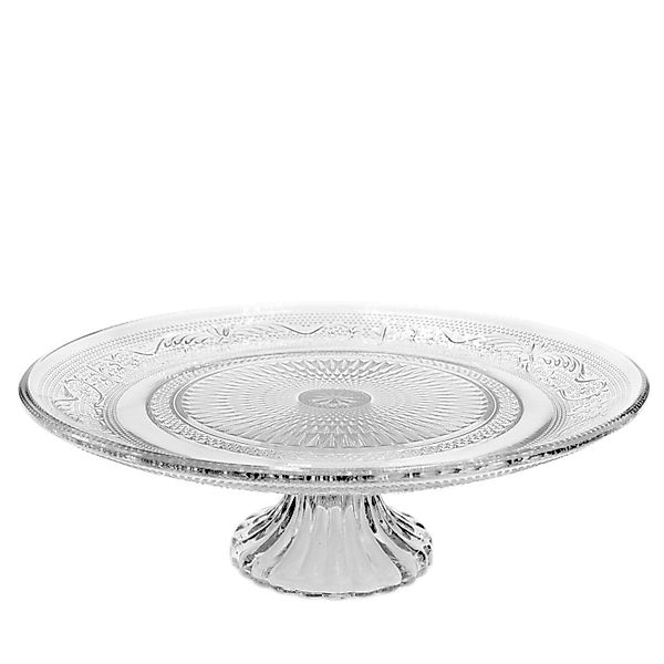NaDeco Dekovase Tortenplatte Glas mit Fuß, günstig online kaufen
