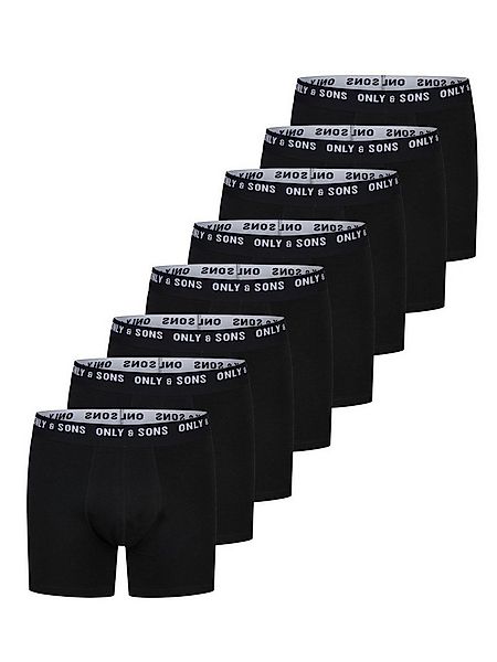 ONLY & SONS Boxershorts Herren Retroshorts ONSSCOTT 8 PACK Regular Fit (Vor günstig online kaufen