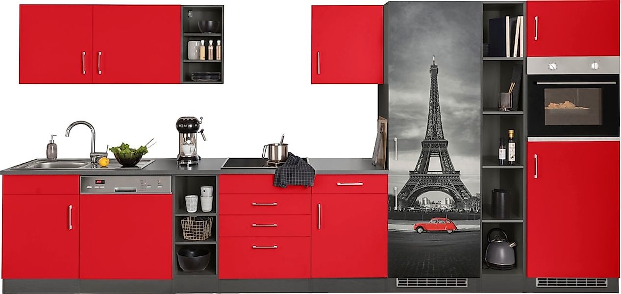 KOCHSTATION Küchenzeile "KS-Paris – Küchen mit einzigartigen Fotomotiven au günstig online kaufen