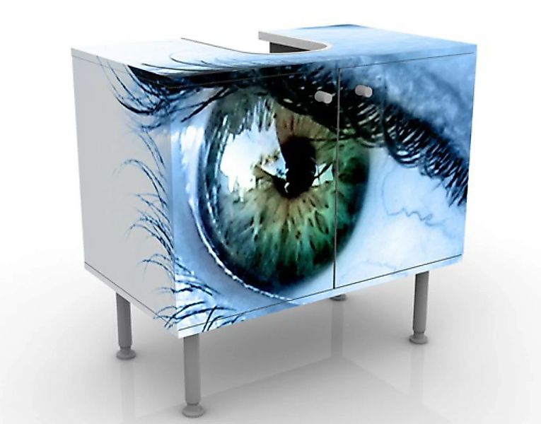 Waschbeckenunterschrank Kunstdruck Seductive Eye No.2 günstig online kaufen