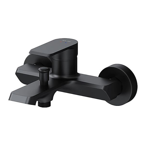 AM.PM Einhebel Wannenarmatur Brausearmatur Flash Aufputz FNA10022 Schwarz günstig online kaufen