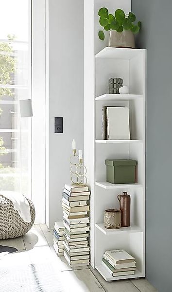 BEGA OFFICE Eckregal Corner Light, mit 5 offenen Fächer, 24x25,7x141 cm günstig online kaufen