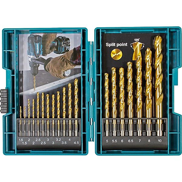 Makita Bohrer- und Bitset Makita Metallbohrer-Set günstig online kaufen