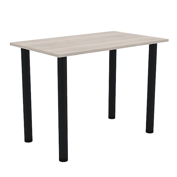 AKKE Esstisch, Esszimmertisch mit schwarzen Beinen Küchentisch Bürotisch 2m günstig online kaufen