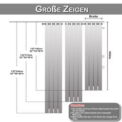 BTTO Scheibengardine Fertiggardinen Transparent Vorhang,Blumenstickerei, Sp günstig online kaufen