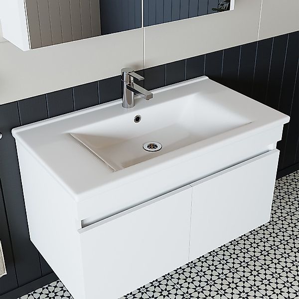 Roomart Badmöbel-Set Atria 85, (Bademöbel Set günstig online kaufen