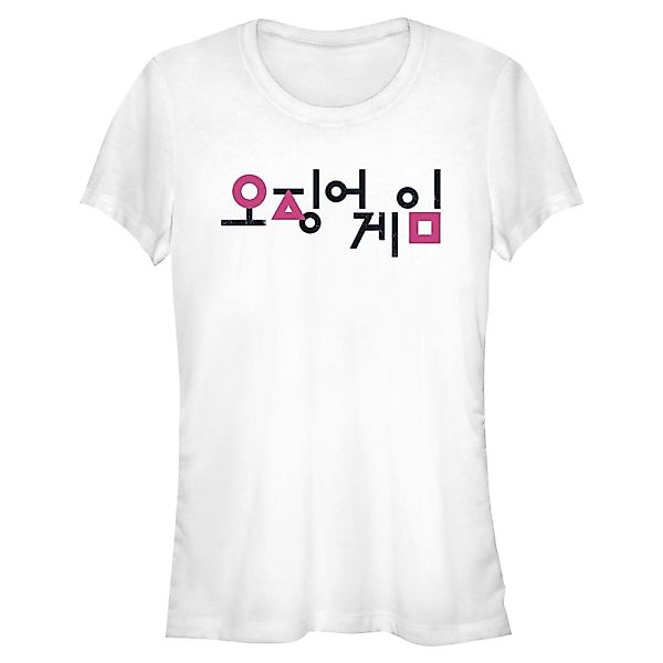 Netflix - Squid Game - Logo Korean Title - Frauen T-Shirt günstig online kaufen