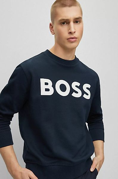 BOSS Pull Logo Navy - Größe M günstig online kaufen