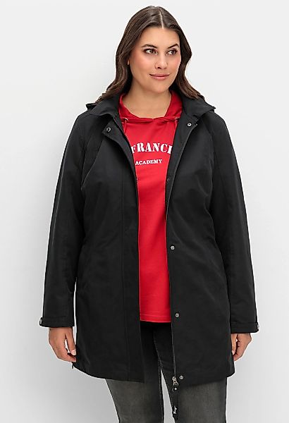 Sheego Outdoorjacke mit Kapuze günstig online kaufen