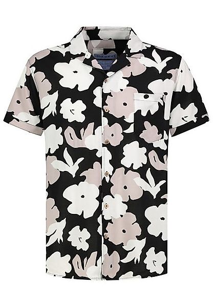 Urban Surface Kurzarmhemd Kurzarm- mit botanischem Muster und Knöpfen Tropi günstig online kaufen