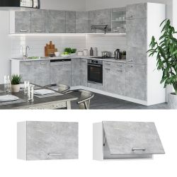 Vicco Hängeschrank R-Line, Beton/Weiß, 60 cm günstig online kaufen