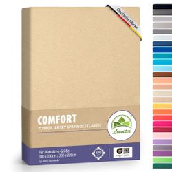 leevitex® Spannbettlaken für Topper 180x200–200x220 cm günstig online kaufen