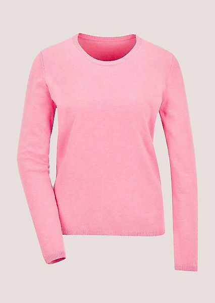 MADELEINE Longpullover "Pullover Leichtes Feinstrick-Oberteil mir Rundhals" günstig online kaufen