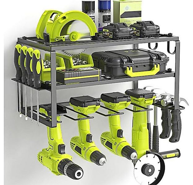 NUODWELL Werkzeughalter Werkzeugspeicher Wandhalterung, 3 Ebenen Werkzeugst günstig online kaufen