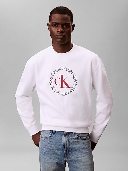 Calvin Klein Jeans Sweatshirt, Regular fit mit Rundhalsausschnitt günstig online kaufen
