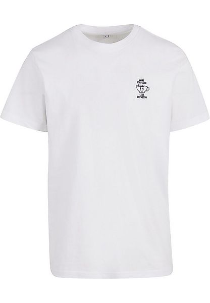 MisterTee T-Shirt MisterTee Herren More Espresso Less Depresso Tee EMB (1-t günstig online kaufen