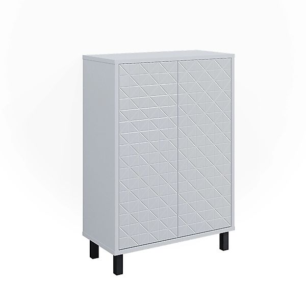 Vicco Midischrank Agasta Weiß Hochglanz 56 x 83 cm günstig online kaufen
