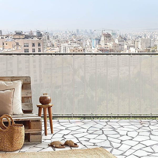 Bilderdepot24 Balkonsichtschutz Sichtschutz Balkon Einfarbig Modern günstig online kaufen