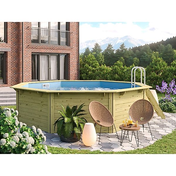 Karibu Pool Modell 2 Set inkl. Filteranlage Skimmer günstig online kaufen