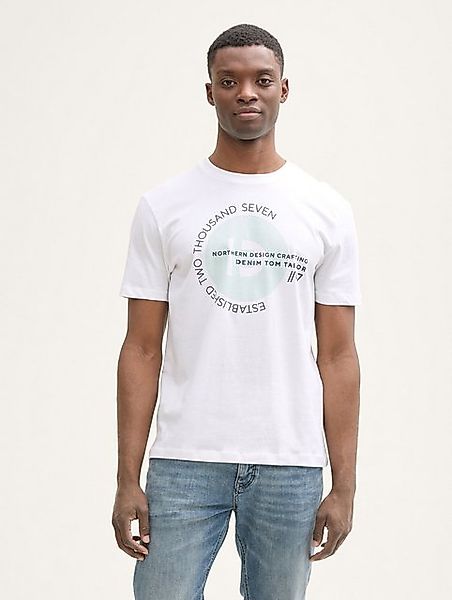 TOM TAILOR Denim T-Shirt T-Shirts mit Print im 3er-Pack (im Dreierpack) günstig online kaufen