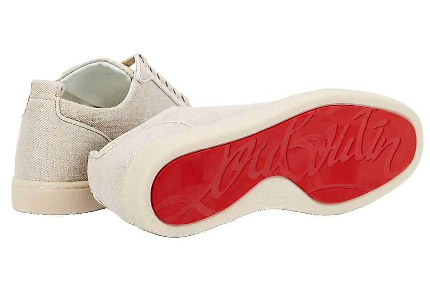 CHRISTIAN LOUBOUTIN Sneakers Leinen Trainers Schuhe günstig online kaufen