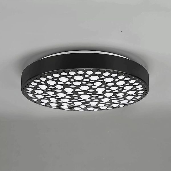 LED-Deckenlampe Chizu Ø 40,5cm dimmbar RGB schwarz günstig online kaufen