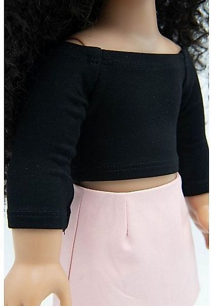 I´m a Girly Puppenkleidung Puppen Longsleeve Shirt schwarz Puppenbekleidung günstig online kaufen
