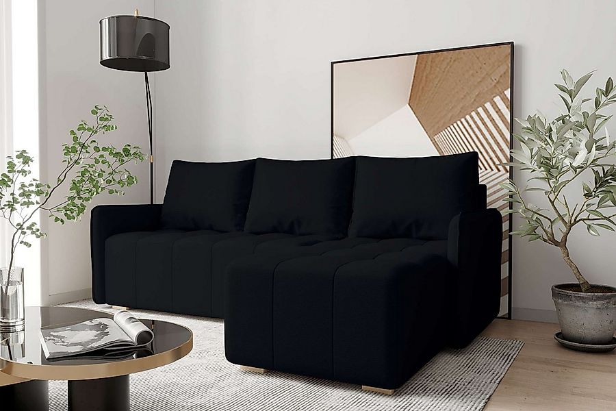 99rooms Ecksofa Sebastian, L-Form, Eckcouch, Ottomane links oder rechts bes günstig online kaufen