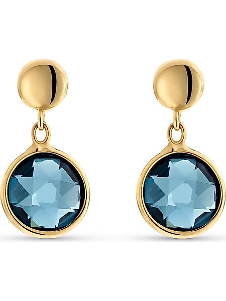 CHRIST Paar Ohrhänger CHRIST Damen-Ohrhänger 375er Gelbgold 2 Topas günstig online kaufen