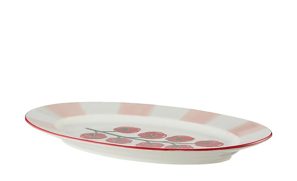 Servierplatte Tomate   ¦ rot ¦ Porzellan ¦ Maße (cm): B: 30,3 H: 3 T: 20.2 günstig online kaufen