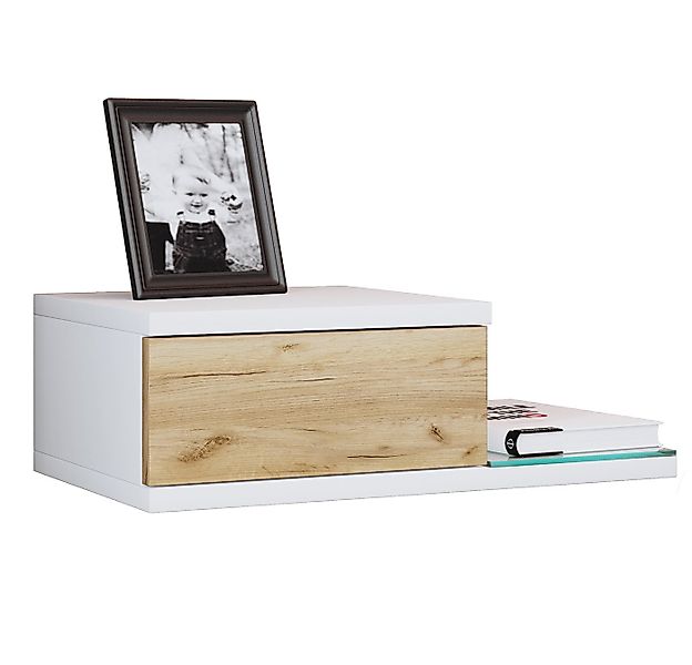 VCM Nachttisch Design Wandschublade Nachttisch Regal Konsila M, Pflegeleich günstig online kaufen