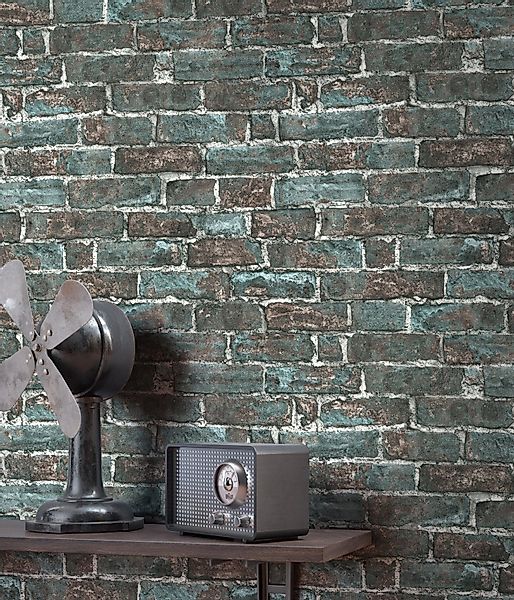Newroom Vliestapete, Anthrazit Tapete Industrial Stein günstig online kaufen