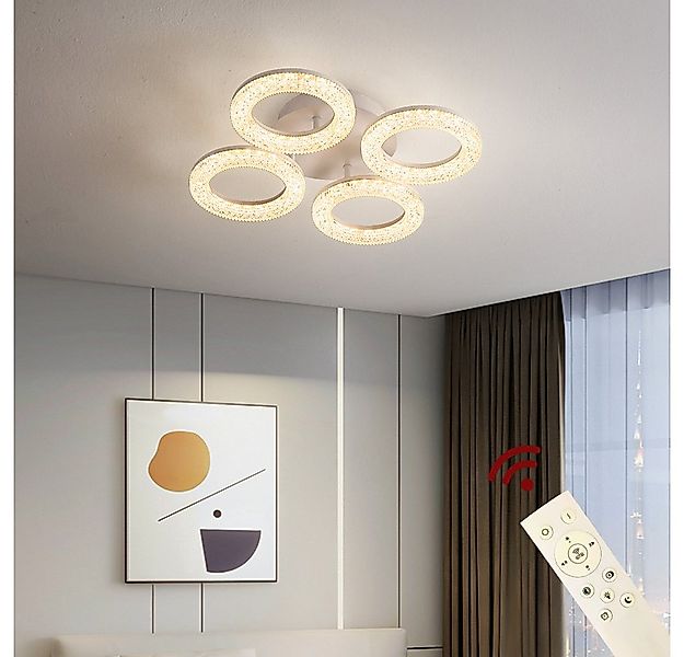 Eurohandisplay LED Deckenleuchte LED Deckenlampe Fernbedienung Lichtfarbe/H günstig online kaufen