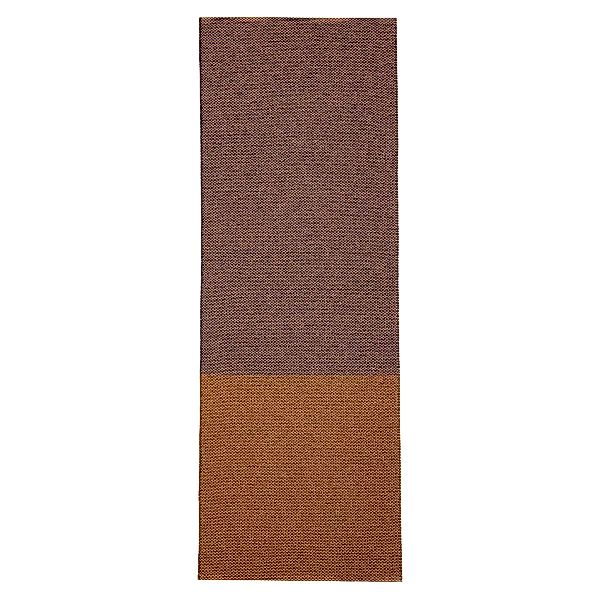 Moor Teppich plum (Braun-Lila) 70 x 200cm günstig online kaufen